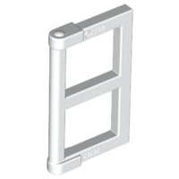 Lego (U) ~ Pane for Window 1 x 2 x 3 with Thick Corner Tabs ~ [White]