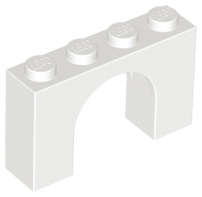 Lego (U) ~ Arch 1 x 4 x 2 ~ [White]