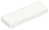 Lego (N) ~ Tile 1 x 3 ~ [White]