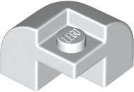 Lego (N) ~ Slope Curved 2 x 2 x 1 1/3 Corner Round with Recessed Stud ~ [White]