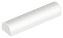 Lego (N) ~ Slope Curved 1 x 4 x 2/3 Double ~ [White]