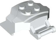 Lego (N) ~ Cockpit Front 4 x 3 x 2 with Bar Handle ~ [White]
