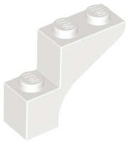 Lego (U) ~ Arch 1 x 3 x 2 ~ [White]