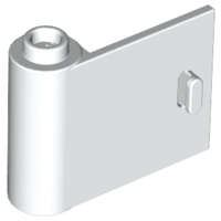 Lego (U) ~ Door 1 x 3 x 2 Left - Open Between Top and Bottom Hinge ~ [White]