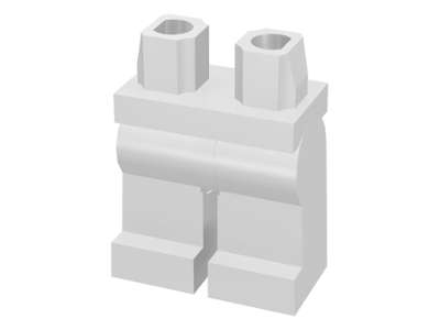Lego (N) ~ Hips and Legs Plain ~ [White]