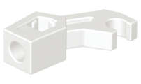 Lego (N) ~ Arm Mechanical Exo-Force / Bionicle Thick Support ~ [White]