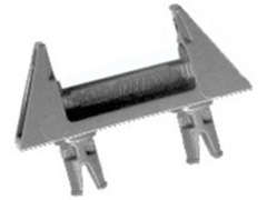 Lego (U) ~ String Reel 1 x 4 x 2 Holder with 2 Technic Pins ~ [Dark Gray]