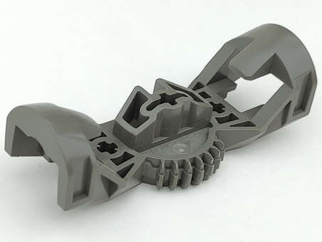 Lego (U) ~ Bionicle Rahkshi Torso Gear 7 Tooth with 3 Axle Holes ~ [Dark Gray]