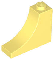 Lego (N) ~ Arch 1 x 3 x 2 Inverted ~ [Bright Light Yellow]