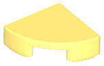 Lego (N) ~ Tile Round 1 x 1 Quarter ~ [Bright Light Yellow]