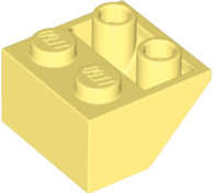 Lego (N) ~ Slope Inverted 45 2 x 2 with Flat Bottom Pin ~ [Bright Light Yellow]