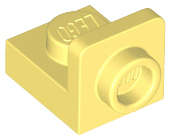 Lego (N) ~ Bracket 1 x 1 - 1 x 1 Inverted ~ [Bright Light Yellow]
