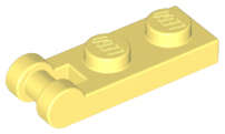 Lego (N) ~ Plate Modified 1 x 2 with Bar Handle on End ~ [Bright Light Yellow]