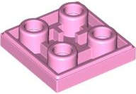 Lego (N) ~ Tile Modified 2 x 2 Inverted ~ [Bright Pink]