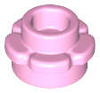 Lego (N) ~ Plate Round 1 x 1 with Flower Edge (5 Petals) ~ [Bright Pink]