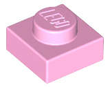 Lego (N) ~ Plate 1 x 1 ~ [Bright Pink]