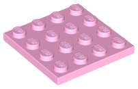 Lego (N) ~ Plate 4 x 4 ~ [Bright Pink]