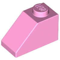 Lego (N) ~ Slope 45 2 x 1 ~ [Bright Pink]