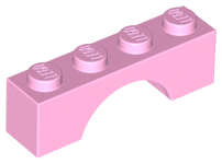 Lego (N) ~ Arch 1 x 4 ~ [Bright Pink]