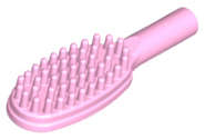 Lego (N) ~ Minifigure Utensil Hairbrush - 10mm Handle ~ [Bright Pink]