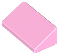Lego (N) ~ Slope 30 1 x 2 x 2/3 ~ [Bright Pink]