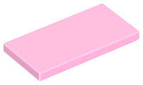 Lego (N) ~ Tile 2 x 4 ~ [Bright Pink]