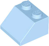 Lego (N) ~ Slope 45 2 x 2 ~ [Bright Light Blue]