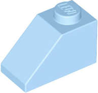 Lego (N) ~ Slope 45 2 x 1 ~ [Bright Light Blue]