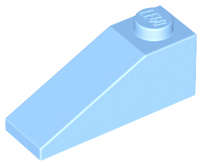 Lego (N) ~ Slope 33 3 x 1 ~ [Bright Light Blue]