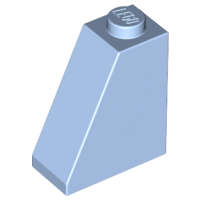 Lego (U) ~ Slope 65 2 x 1 x 2 ~ [Bright Light Blue]