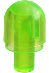 Lego (N) ~ Bar with Light Bulb Cover (Bionicle Barraki Eye) ~ [Trans-Bright Green]