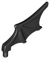 Lego (N) ~ Minifigure Wing Webbed ~ [Black]