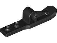 Lego (N) ~ Helicopter Landing Ski 1 x 6 with Pin Hole {15625} ~ [Black]