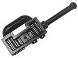 Lego (N) ~ Minifigure Utensil Radio with Detailed Grille ~ [Black]