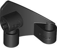 Lego (N) ~ Technic Panel Curved # 9 3 x 3 Tapered Left ~ [Black]