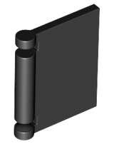 Lego (N) ~ Minifigure Utensil Book Cover ~ [Black]