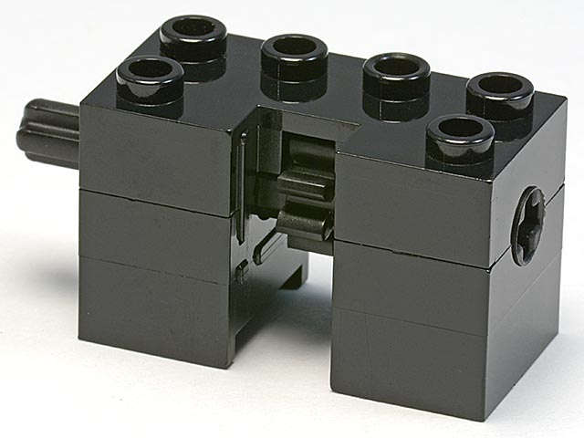 Lego (U) ~ Technic Rack Winder ~ [Black]