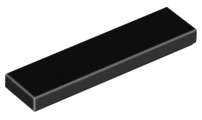 Lego (N) ~ Tile 1 x 4 ~ [Black]