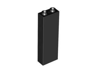 Lego (N) ~ Brick 1 x 2 x 5 ~ [Black]
