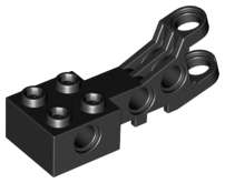 Lego (U) ~ Technic Motorcycle Pivot ~ [Black]
