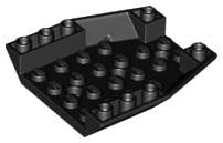 Lego (N) ~ Wedge 6 x 6 Triple Inverted ~ [Black]