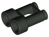 Lego (N) ~ Minifigure Utensil Binoculars Town ~ [Black]