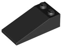 Lego (N) ~ Slope 18 4 x 2 ~ [Black]