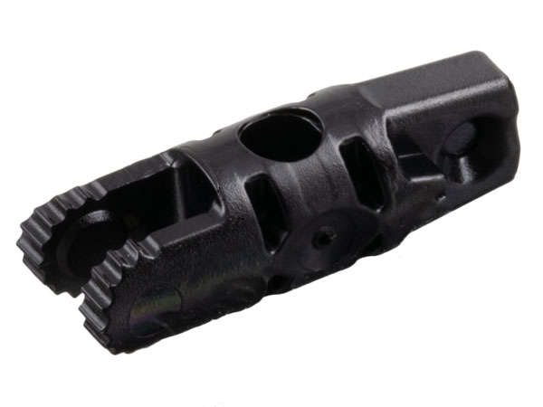 Lego (N) ~ Hinge Cylinder 1 x 3 Locking with 1 Finger and 2 Fingers on Ends with Hole ~ [Black]