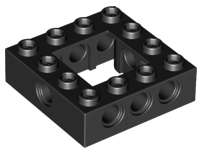 Lego (N) ~ Technic Brick 4 x 4 Open Center ~ [Black]
