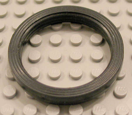Lego (U) ~ Tire Smooth - Large Solid ~ [Black]