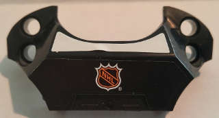 Lego (U) ~ Sports Hockey Chest Protector with NHL Logo on Black Background and White Stri ~ [Black]
