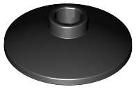 Lego (U) ~ Dish 2 x 2 Inverted (Radar) ~ [Black]