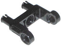Lego (N) ~ Technic Pin Connector Toggle Joint Smooth Double with 2 Pins ~ [Black]