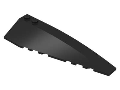 Lego (N) ~ Wedge 10 x 3 Right ~ [Black]